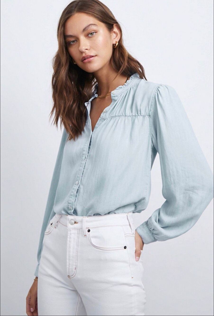 Rails Camille denim shirt $168 Lrg F19